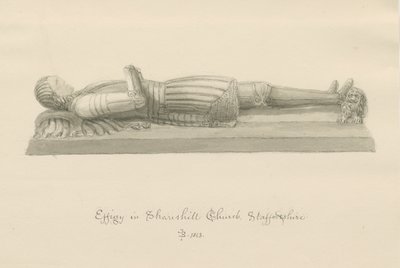 Iglesia de Shareshill - Efigie Monumental de Sir Humphrey Swynnerton de John Buckler
