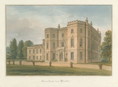Somerset - Bristol - Corte de Arno, 1827 de John Buckler