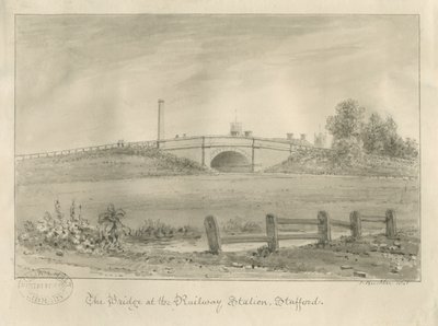 Stafford - Puente en la estación de tren de John Buckler