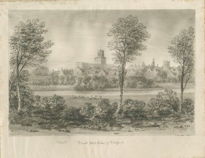 Stafford - Vista Suroeste de John Buckler