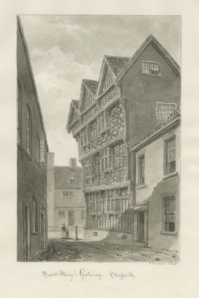Stafford - Puerta de St. Mary de John Buckler