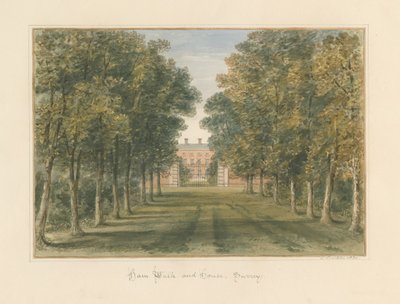 Surrey - Ham Walk y Casa, 1830 de John Buckler