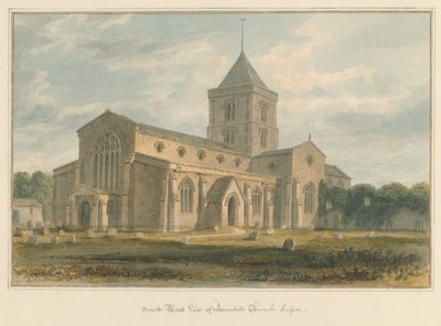 Sussex - Iglesia de Arundel, 1804 de John Buckler