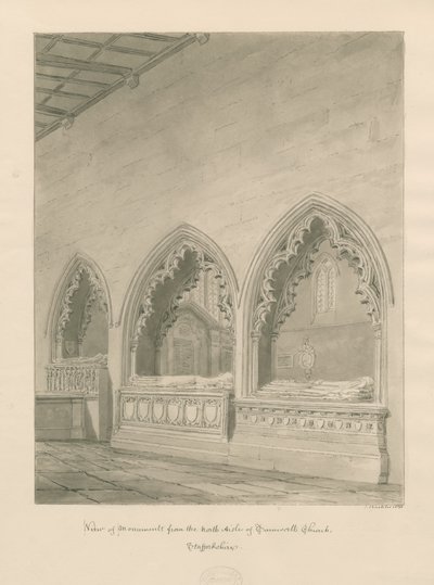 Iglesia de Tamworth - Monumentos de John Buckler