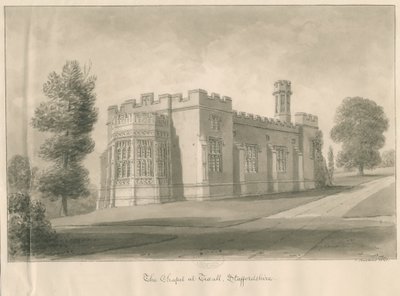 Tixall - Capilla en Tixall Hall de John Buckler