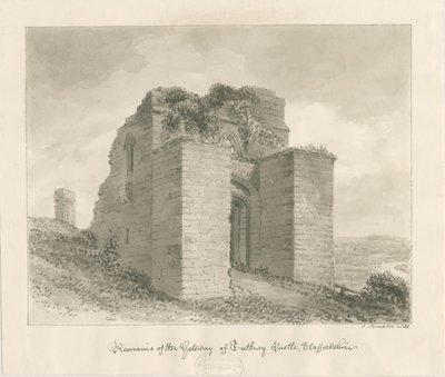 Castillo de Tutbury - Restos de la Puerta de John Buckler