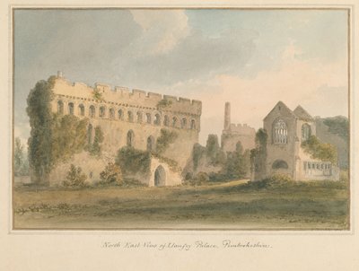 Gales - Pembrokeshire - Palacio de Llanfey de John Buckler