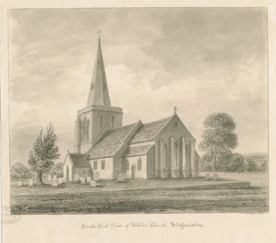Iglesia de Weston-on-Trent de John Buckler