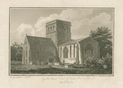 Wiltshire - Iglesia de Amesbury: grabado, 1806 de John Buckler