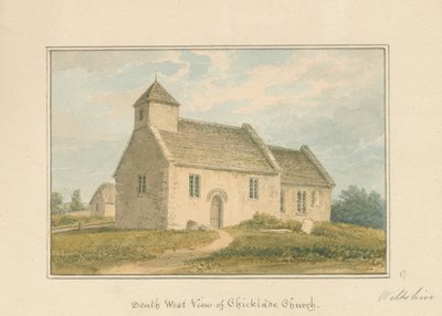 Wiltshire - Iglesia de Chicklade, 1817 de John Buckler