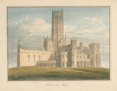 Wiltshire - Abadía de Fonthill Gifford de John Buckler