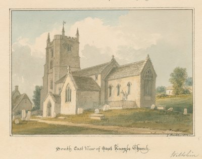 Wiltshire - Iglesia de Knowle, 1804 de John Buckler