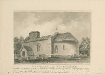 Wiltshire - Iglesia de Manningford Bruce de John Buckler
