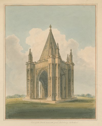 Wiltshire - Catedral de Salisbury - Pórtico de John Buckler