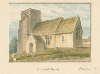 Wiltshire - Iglesia de Sedgehill de John Buckler