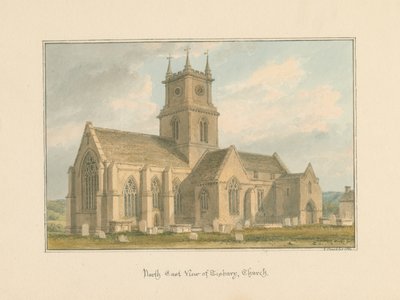 Wiltshire - Iglesia de Tisbury, 1804 de John Buckler