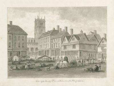 Wolverhampton - Plaza del Mercado de John Buckler