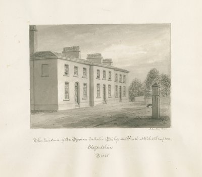 Wolverhampton - Residencia del Obispo y Sacerdotes Católicos Romanos de John Buckler