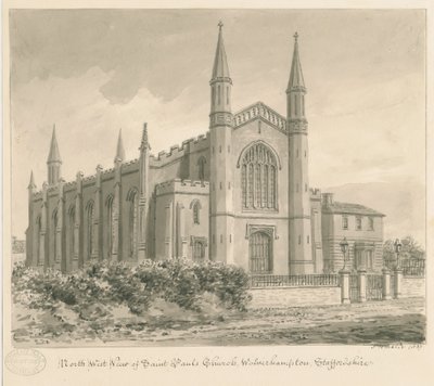 Wolverhampton - Iglesia de San Pablo de John Buckler