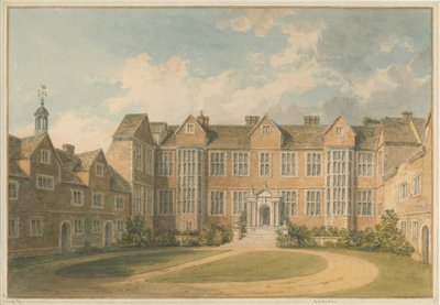Yorkshire - York - Interior de la Casa Heslington, 1818 de John Buckler