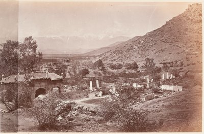 Jardín de Babur, Kabul de John Burke