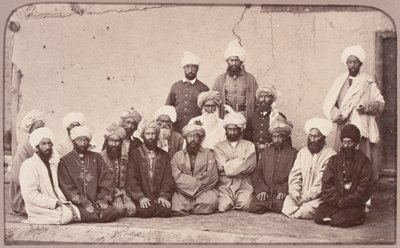 Sirdar Habeeboolah [sic] Gilzai y otros Khans, 1879 de John Burke