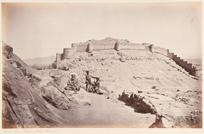 Cara sur, Bala Hissar Superior, Kabul, 1879 de John Burke