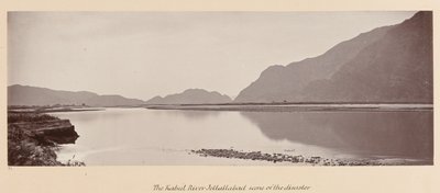 ¿El río Kabul, Jellallabad, escena del desastre?, 1879 de John Burke