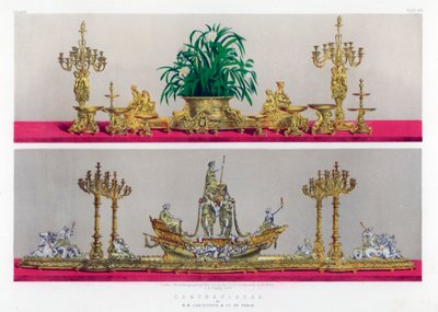 Centros de mesa, siglo XIX de John Burley Waring