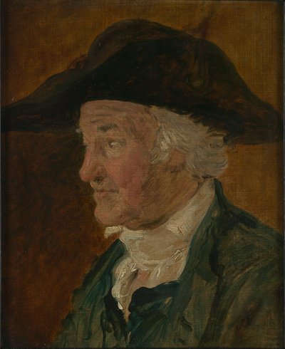 El "comodoro" Samuel Wilkes, pensionista de Greenwich, hacia 1832 (pintura) de John Burnet