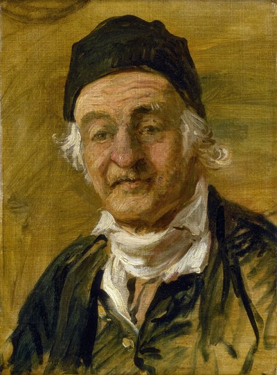 Retrato del "Comodoro" Samuel Wilkes, residente del Hospital de Greenwich (Londres, Inglaterra), participó en la Batalla de Trafalgar (1805), pero el título de Comodoro que lleva es sólo un apodo de John Burnet