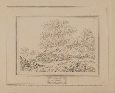 Cabañas de la Naturaleza (con árbol central) de John Burton