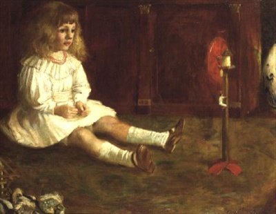 Niño con un Juguete Mecánico de John Byam Liston Shaw