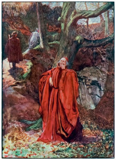 "Cristiano y Esperanzado dejan a Ateo riendo" de "El Progreso del Peregrino de Este Mundo, Al Que Está por Venir" por John Bunyan de John Byam Liston Shaw