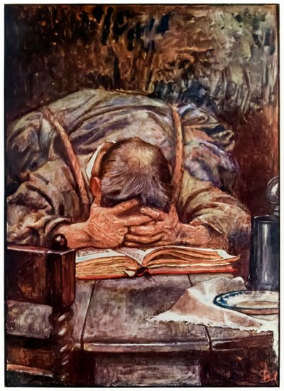 "Cristiano" de "El progreso del peregrino de este mundo, al que está por venir" de John Bunyan de John Byam Liston Shaw
