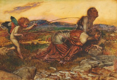 Cupido conduciendo a los amantes de John Byam Liston Shaw