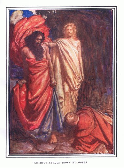 Fiel derribado por Moisés de John Byam Liston Shaw