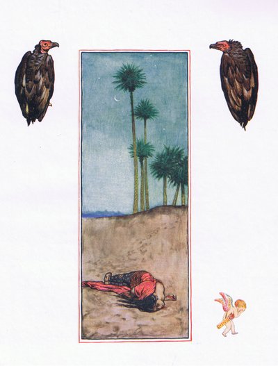Feroza, ilustración de El Jardín de Kama (y otras letras de la India), 1920 de John Byam Liston Shaw