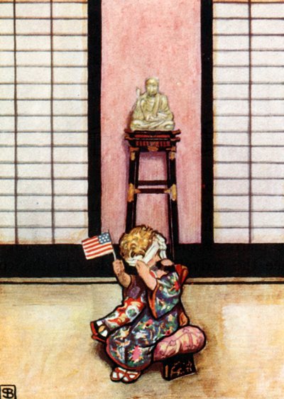 Puccini, Madam Butterfly (litografía en color) de John Byam Liston Shaw
