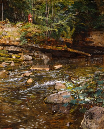 El Kelpie y el Highlander de John Byam Liston Shaw