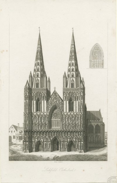 Catedral de Lichfield - Fachada Oeste de John Byrne
