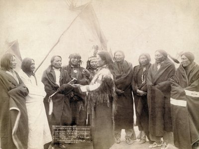 Jefes indios en Deadwood, Dakota del Sur, 1891 de John C. H. Grabill