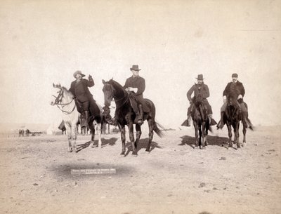 Observando el campamento indio hostil, 1891 de John C. H. Grabill