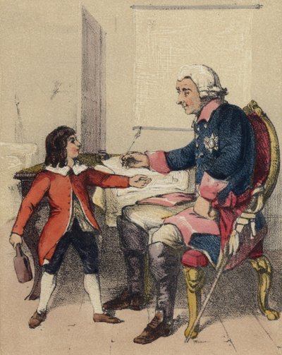 Federico el Grande y su sobrino de John Callcott Horsley