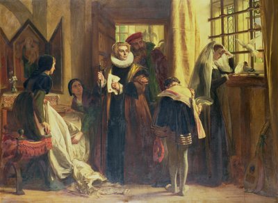 María Reina de Escocia en cautiverio, 1871 de John Callcott Horsley