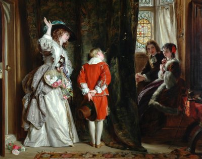 Pago por espiar, 1872 de John Callcott Horsley