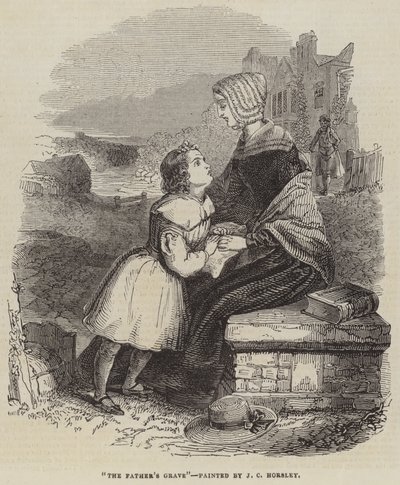 La tumba del padre de John Callcott Horsley