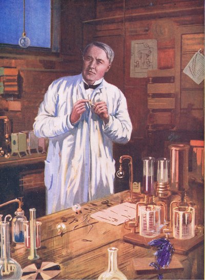 Edison: El mago de las invenciones, ilustración de 