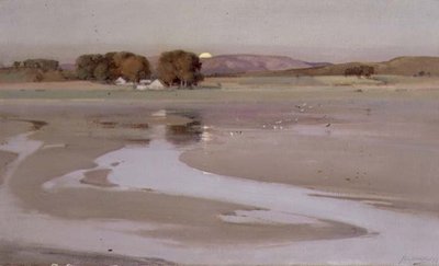 Molino de Kintallen, salida de la luna de John Campbell Mitchell