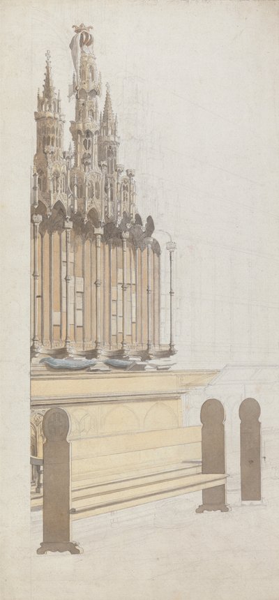 Patio de butacas de la Capilla de San Jorge, Castillo de Windsor de John Carter